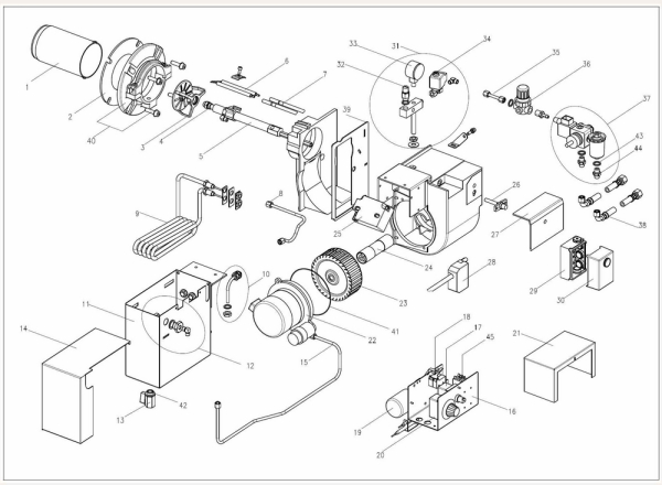 Nr. 42.2 Schwimmerschalter 47-90-24506 zur Niveau Regulierung (Metall)
